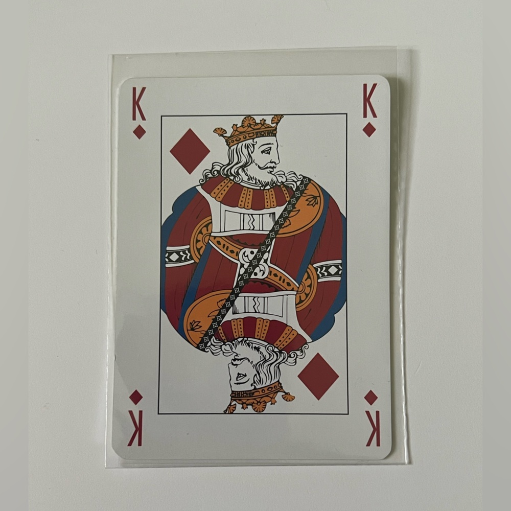 Louis Vuitton Playing Card King of Diamonds Maison Fondee en 1854 Paris LV